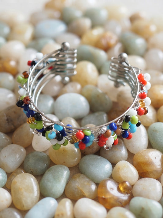 ✨ Bracelet Multi-Rangs Vintage Bohème Chic & Perles Colorées – Édition Limitée ✨