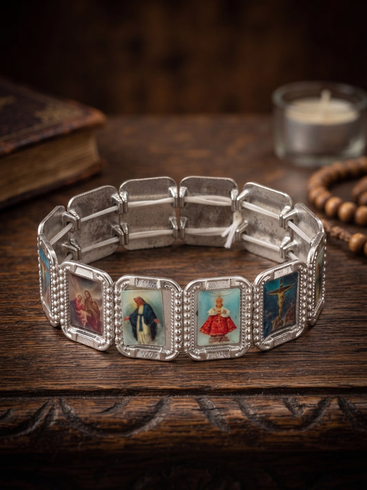 ✨ Bracelet Sacré "Lumière Divine" – Un Bijou de Dévotion Unique ✨Vintage 2000