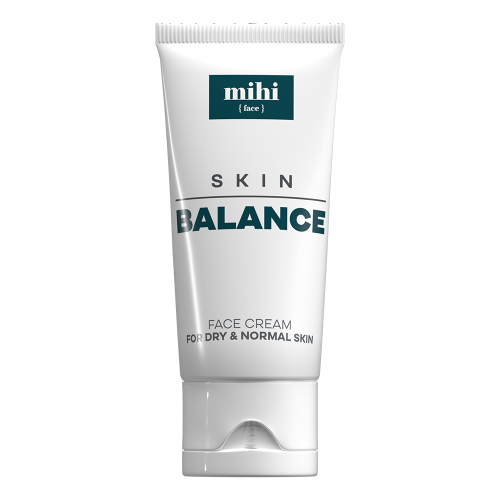 Skin Balance. Crème pour le visage pour les peaux sèches et normales de Mihi