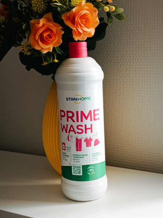 Prime Wash : lessive concentrée blanc et couleurs de Stanhome