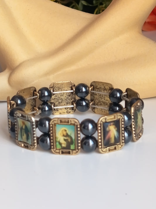 ✨ Bracelet Religieux Sacré – Vintage Années 2000 – Stock Dormant ✨