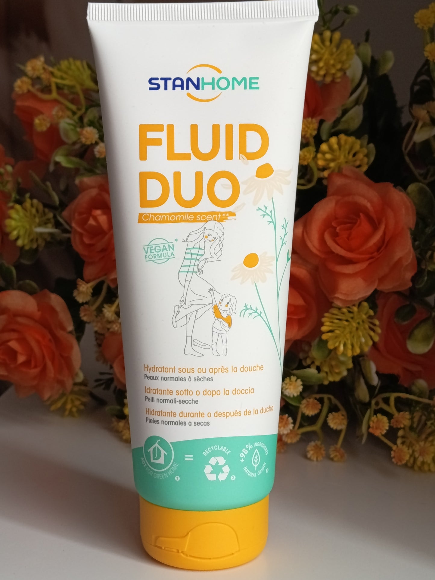 💫🦋 Fluid Duo : hydratant sous ou après la douche, pour peaux normales à sèches, de Stanhome🦋💫