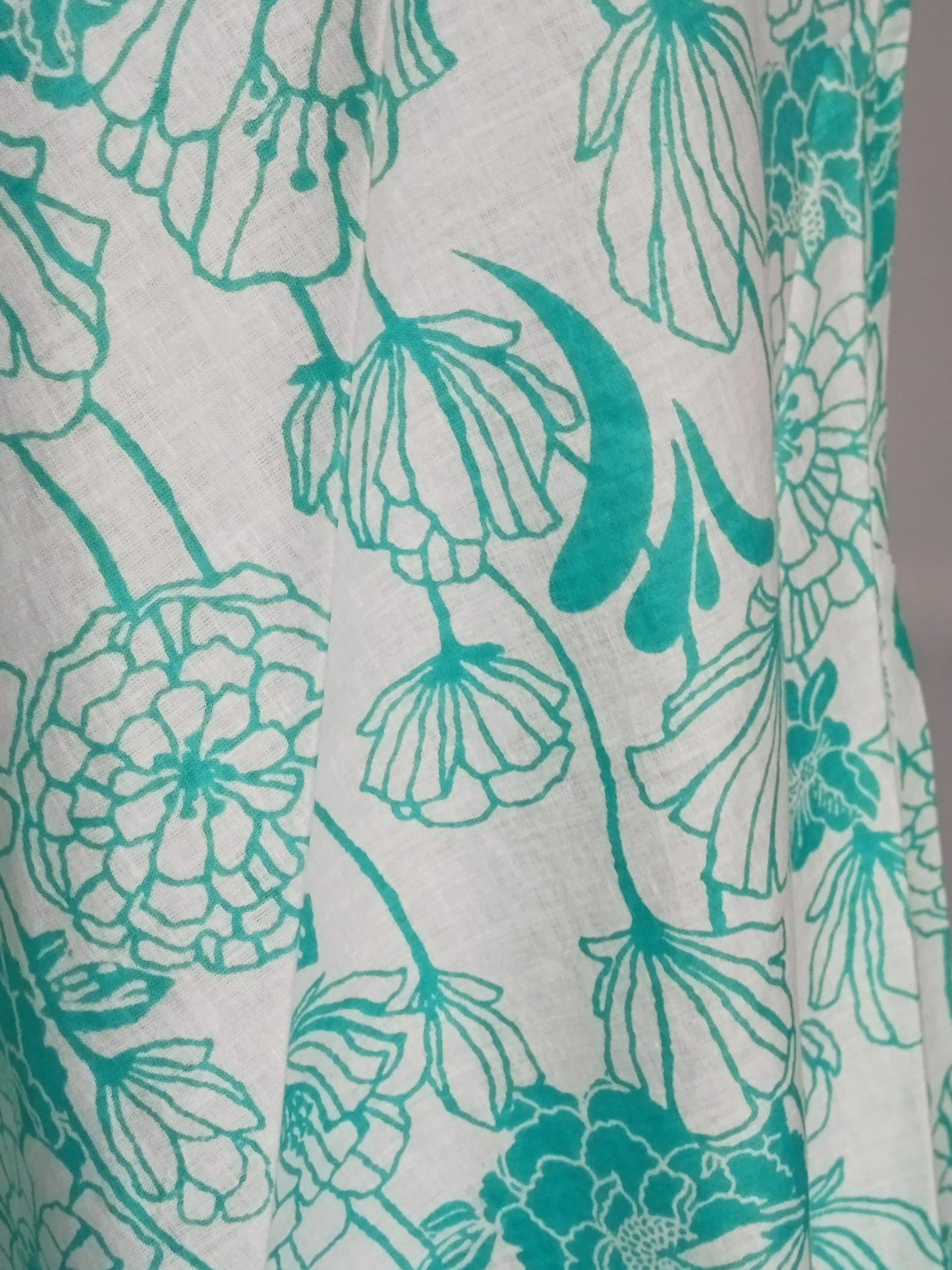 Tunique Grande Taille, avec imprimé florale et feuillage, taille 44-46, N14