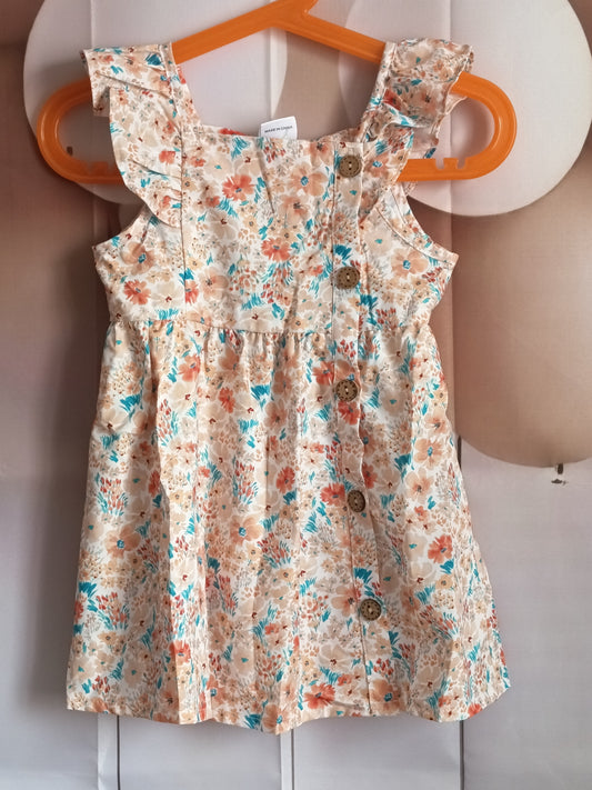 🌸 Adorable petite robe fleurie PatPat 🌸 18 à 24 mois