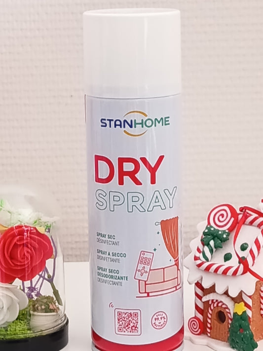 Dry Spray est un spray sec désinfectant, De Stanhome