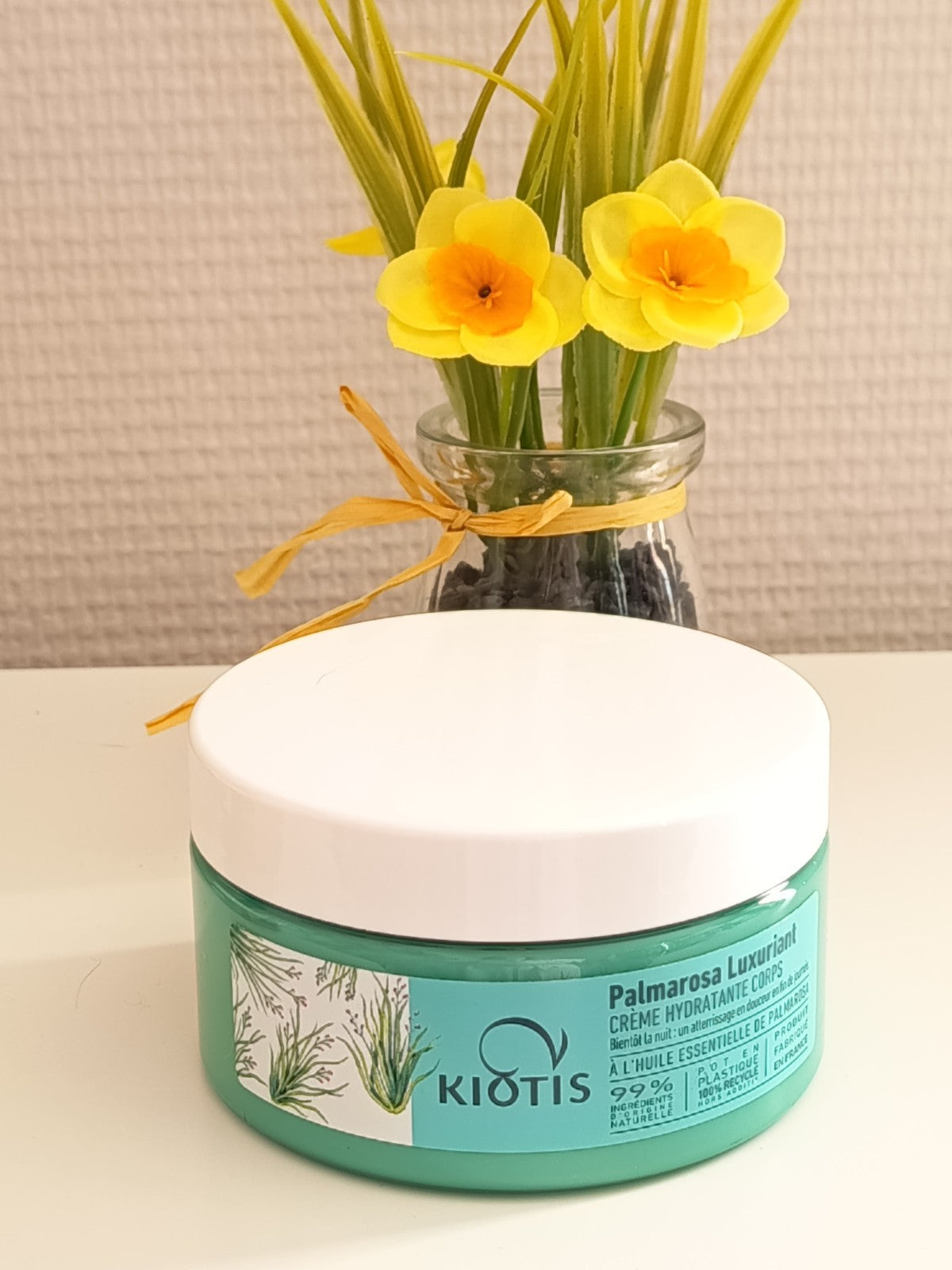 Palmarosa Luxiriant : crème hydratante corps de Kiotis