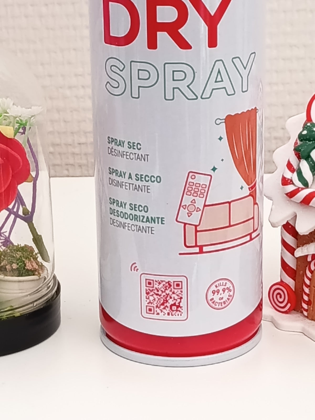 Dry Spray est un spray sec désinfectant, De Stanhome