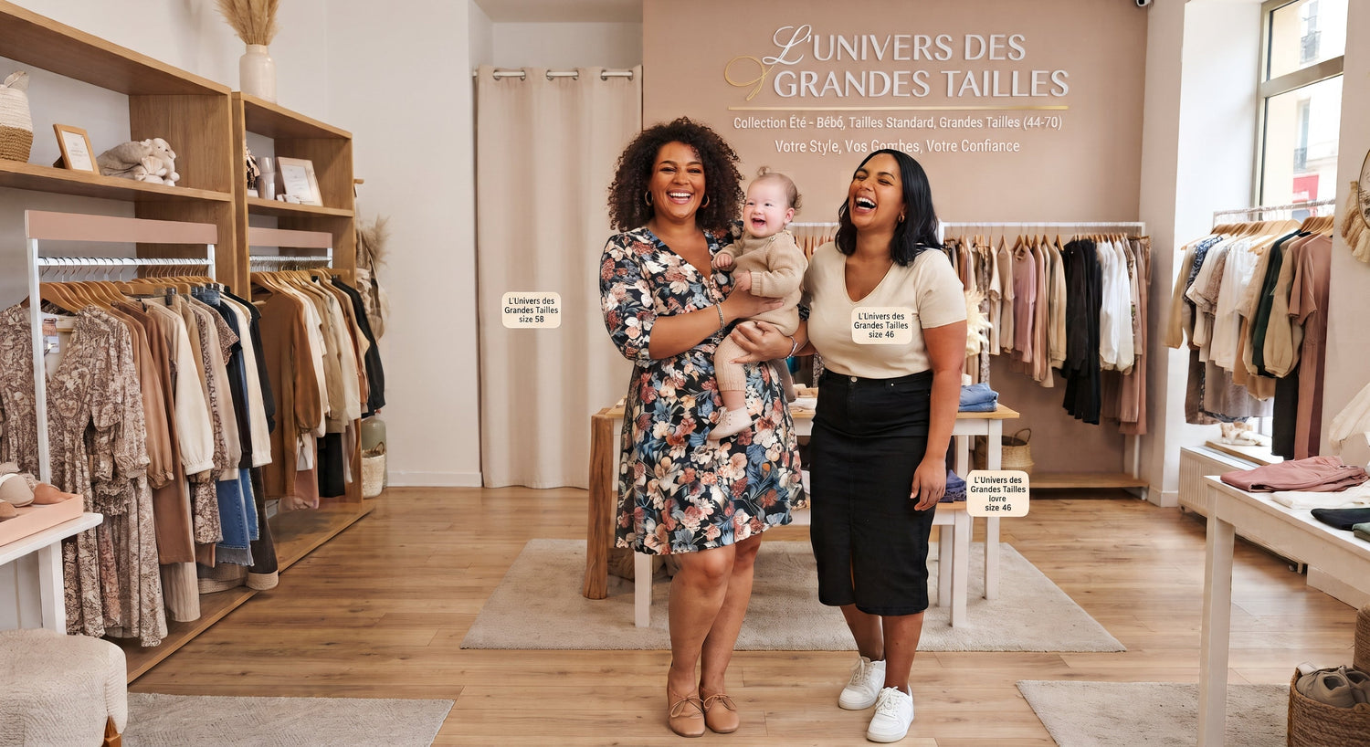 vêtements bébé et femmes