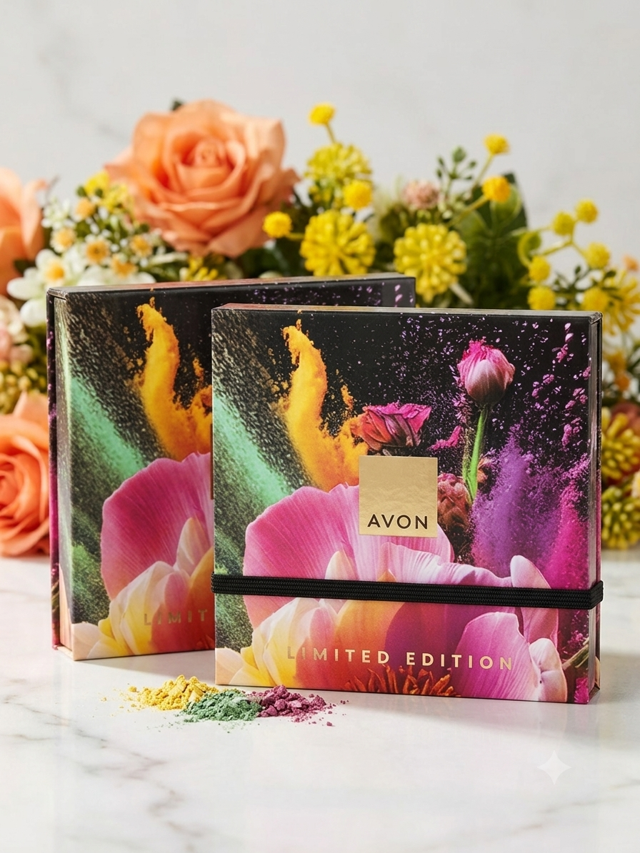 Palette d’Ombres à Paupières Lotus Sacré – 9 Teintes Éclatantes & Pigmentées - Edition limitée