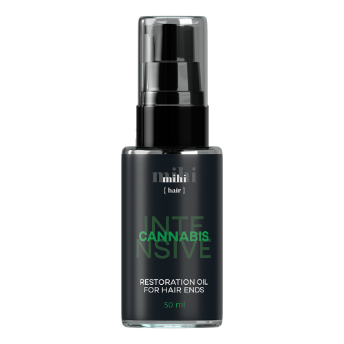 Cannabis Intensive. Huile restauration des pointes des cheveux de Mihi