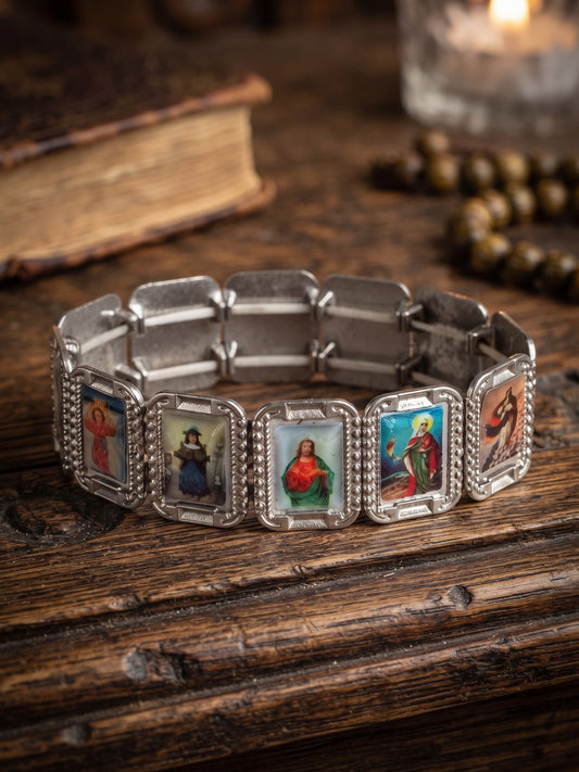 ✨ Bracelet Sacré "Lumière Divine" – Un Bijou de Dévotion Unique ✨Vintage 2000