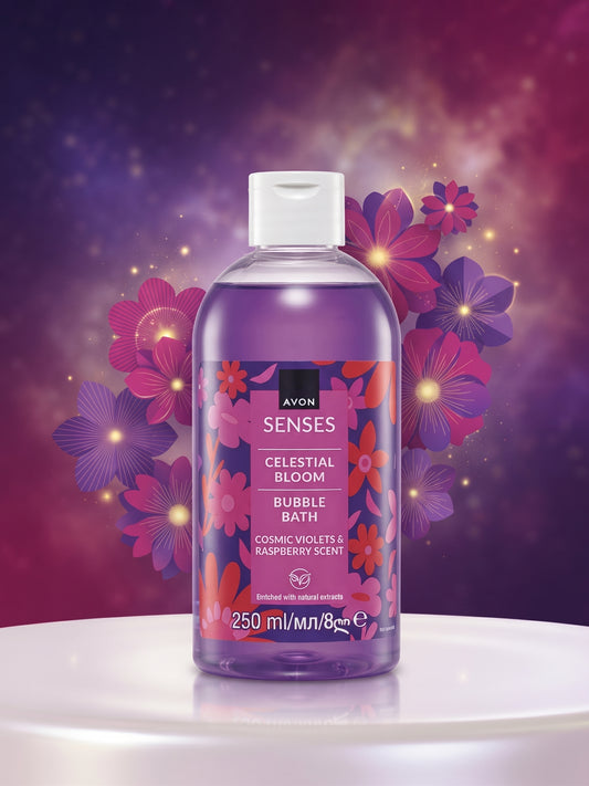 ✨ Découvrez le Gel Douche & Bain Moussant Senses "Celestial Bloom" – Avon ✨