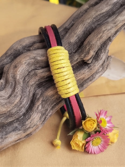 🌈 Bracelet Tressé Multicouche "Éclat Bohème" – Édition Vintage 2000 💫