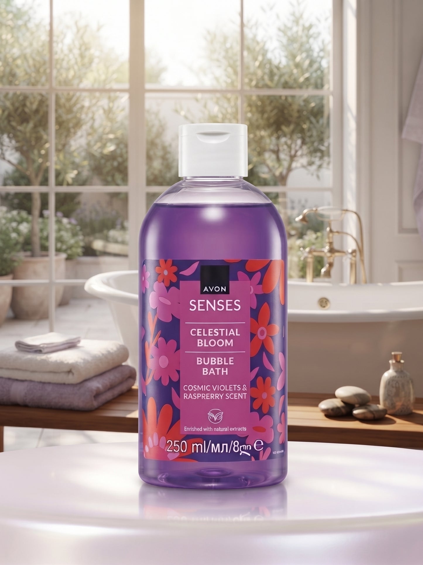 ✨ Découvrez le Gel Douche & Bain Moussant Senses "Celestial Bloom" – Avon ✨