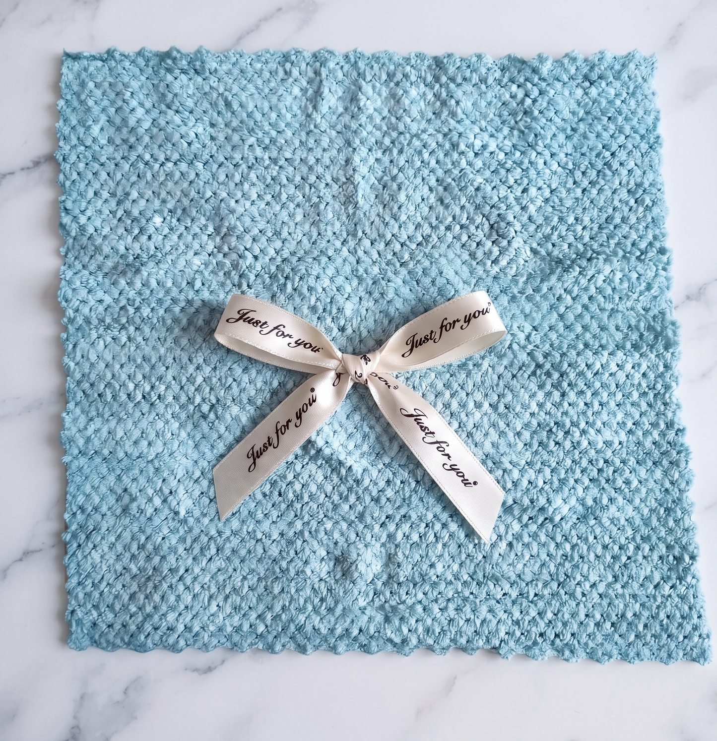 🧸✨ Adorable Serviette d'Invités Ourson Douce & Poétique, dans son sachet avec anses ✨🧸