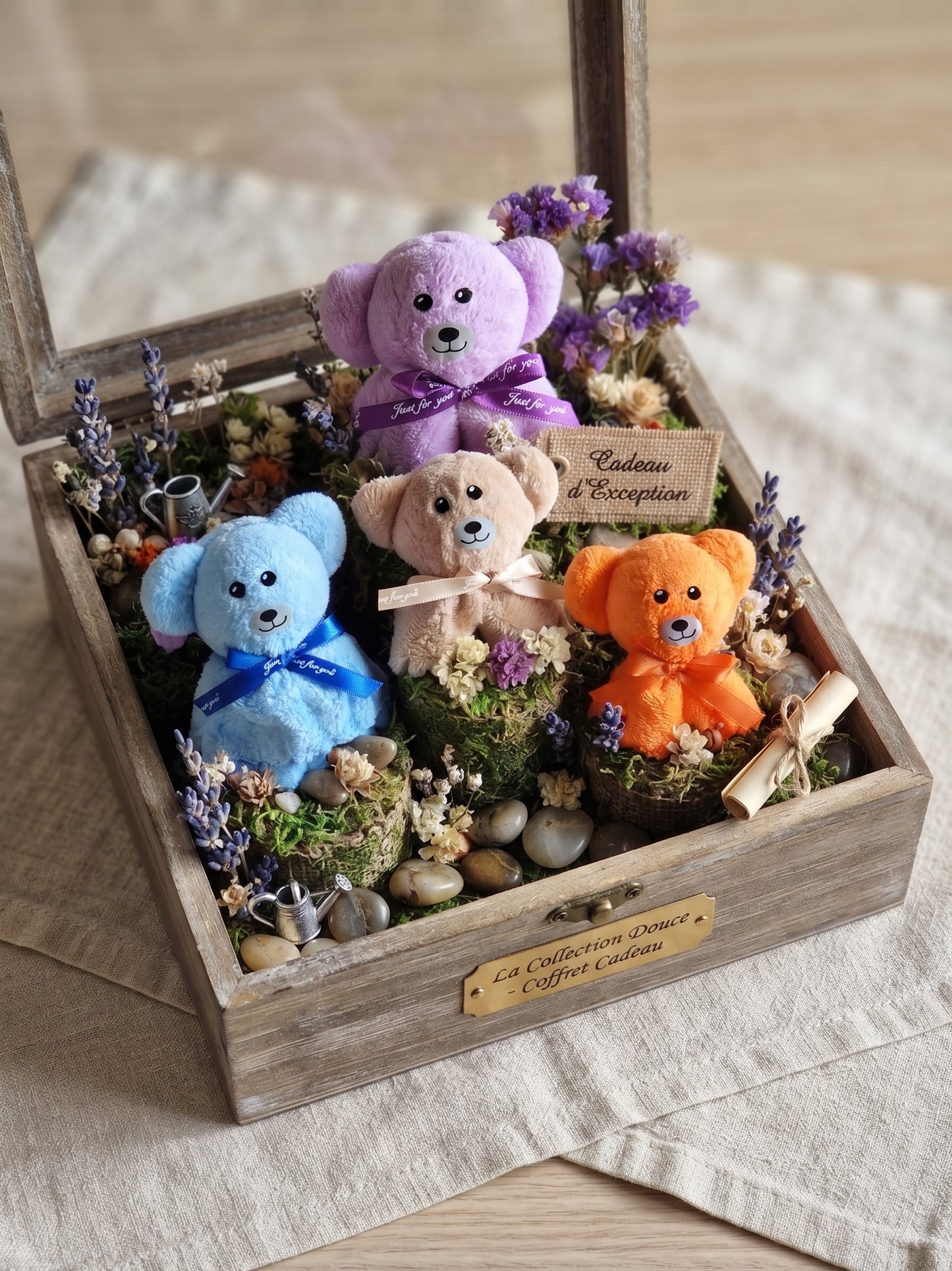 🧸 Oursons "Douceur" : Le Cadeau Adorable en Serviette d'Invitée Pliée 🌸