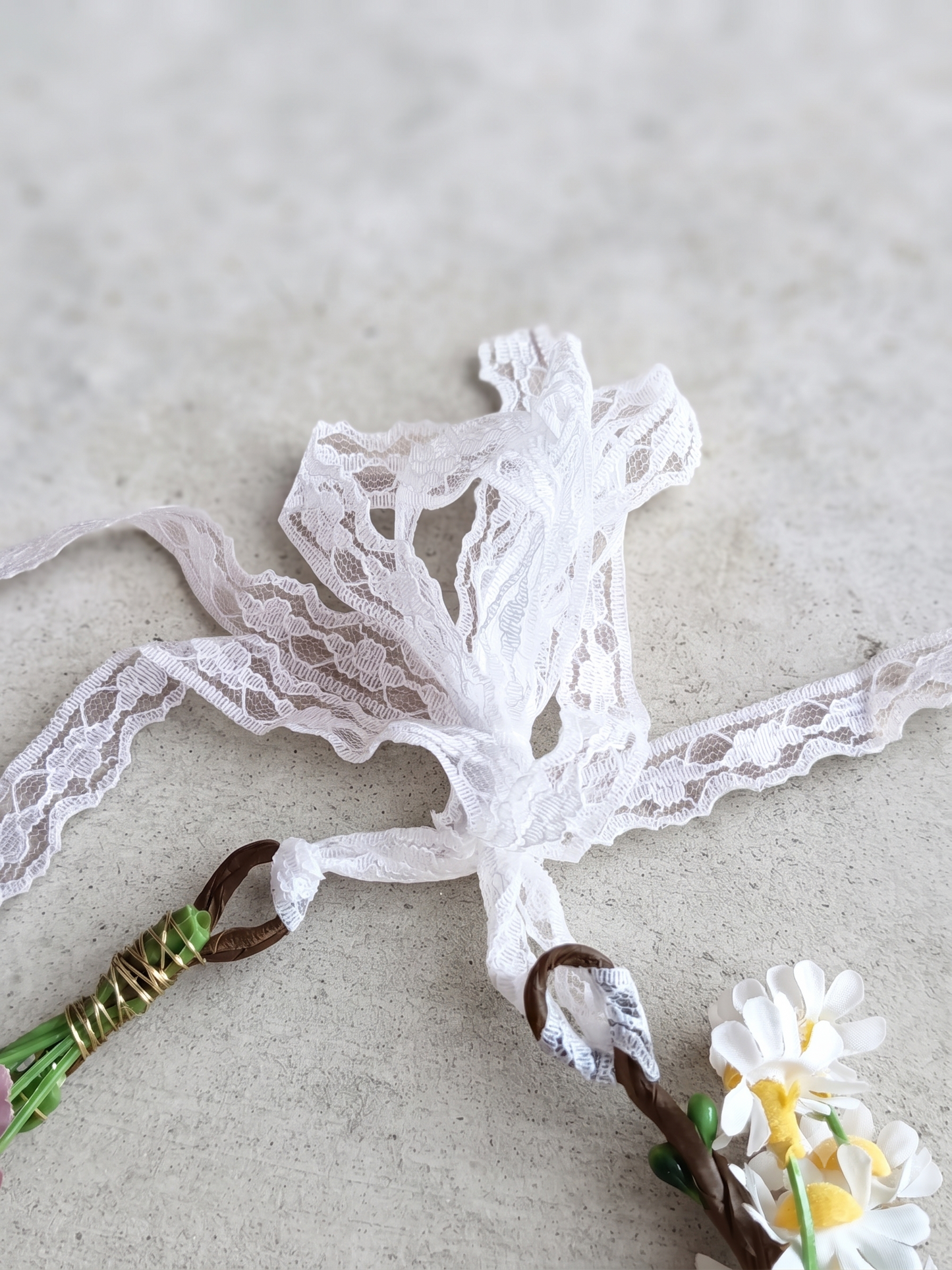Couronne de Tête Bohème "Prairie Fleurie" , style marguerites🌸✨Champêtre