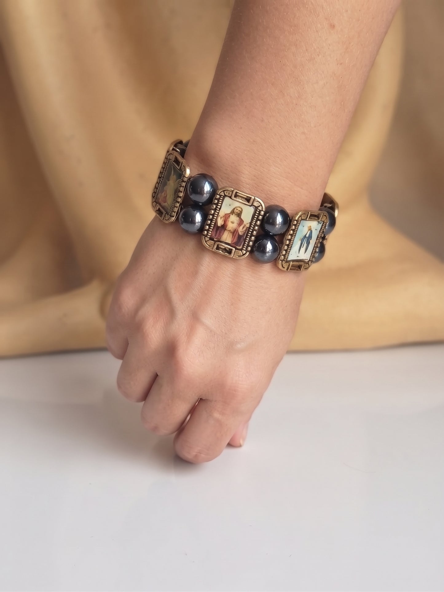 ✨ Bracelet Religieux Sacré – Vintage Années 2000 – Stock Dormant ✨