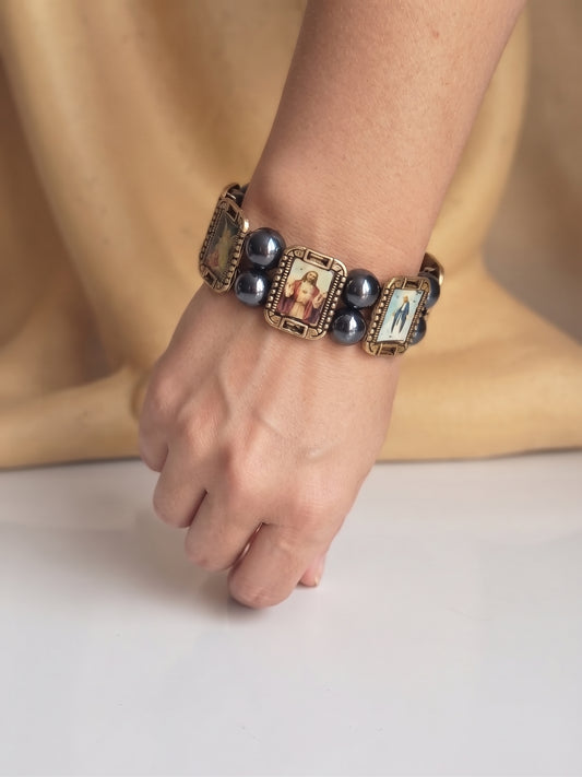 ✨ Bracelet Religieux Sacré – Vintage Années 2000 – Stock Dormant ✨