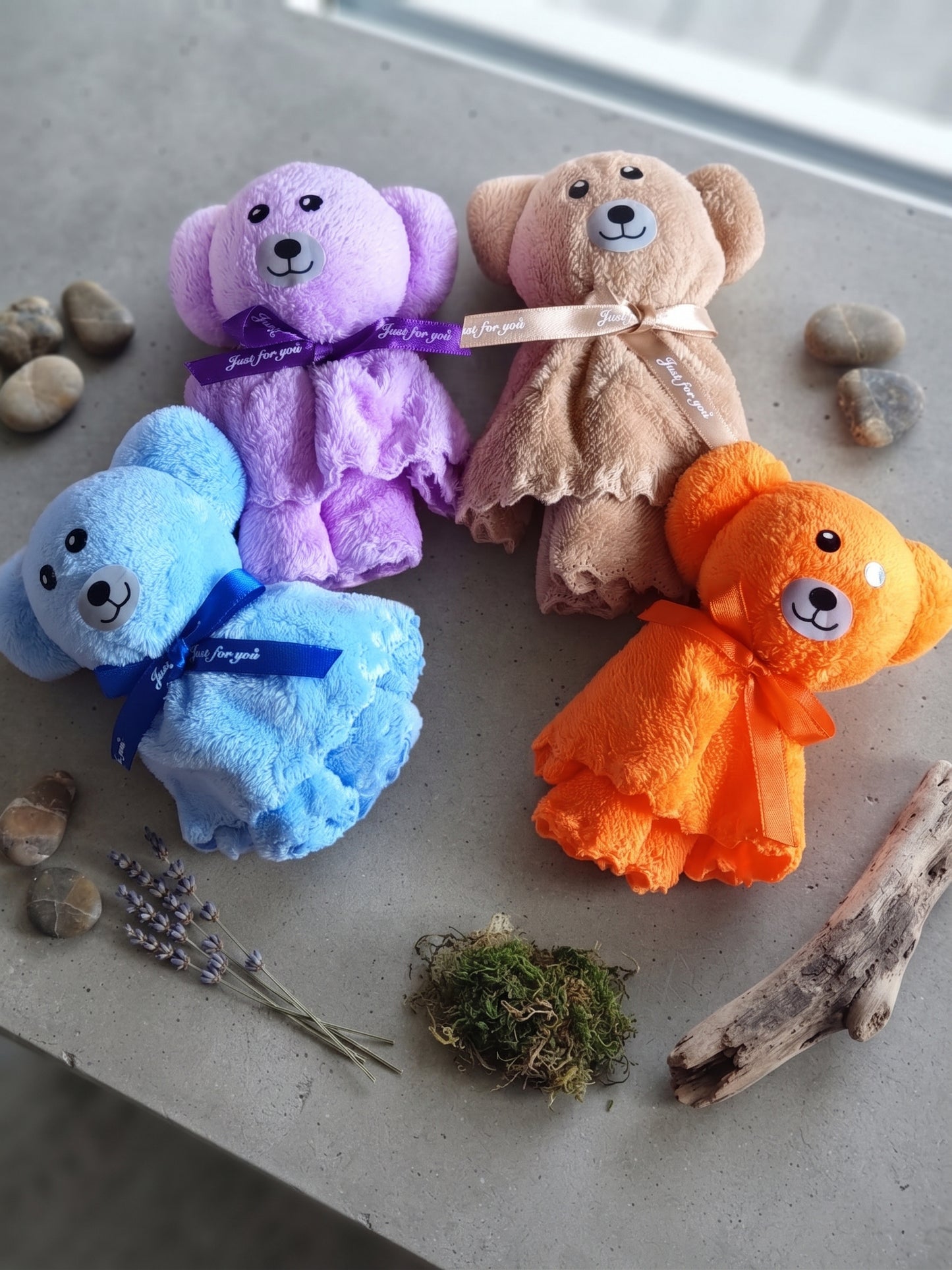 🧸 Oursons "Douceur" : Le Cadeau Adorable en Serviette d'Invitée Pliée 🌸