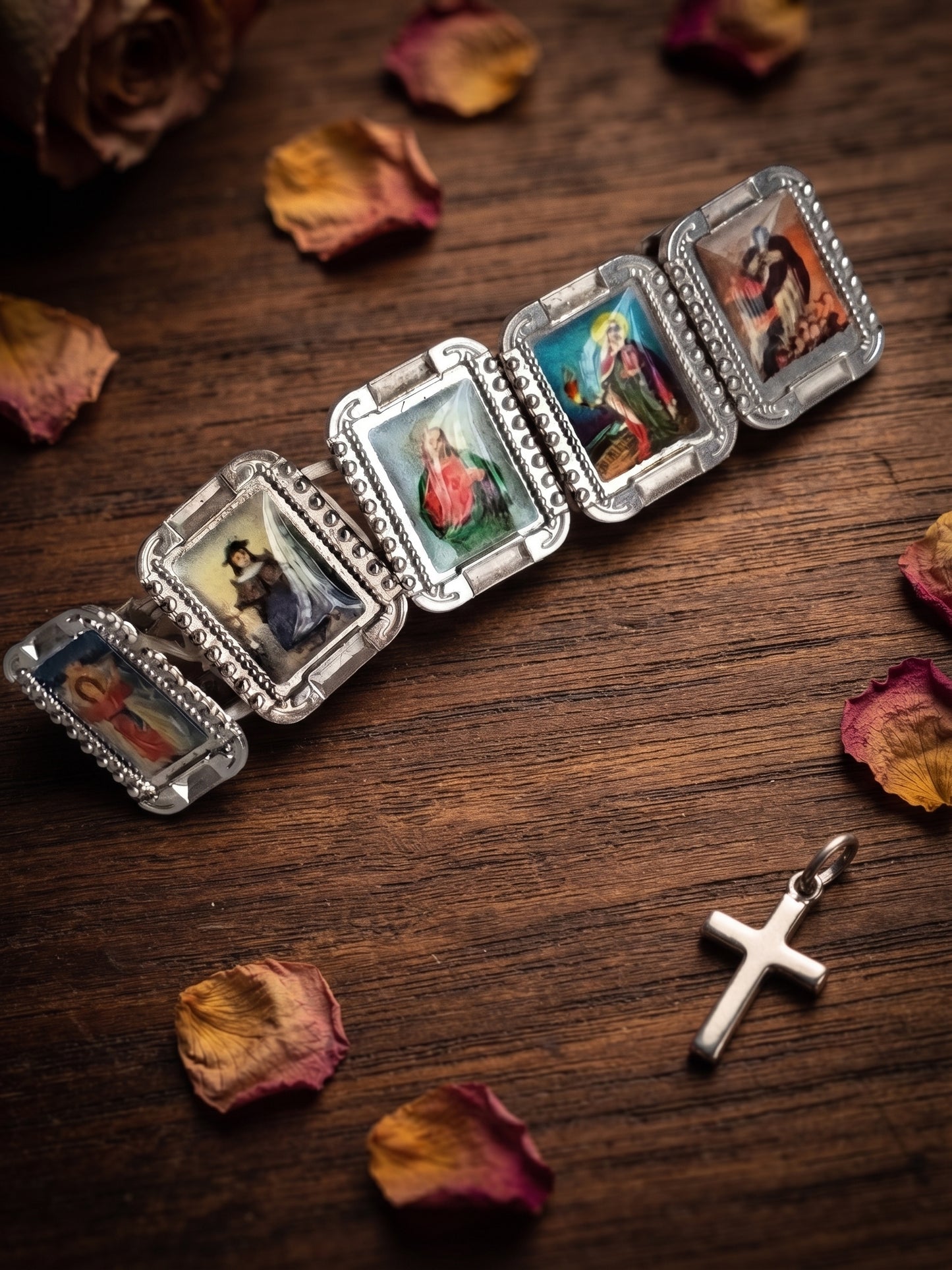 ✨ Bracelet Sacré "Lumière Divine" – Un Bijou de Dévotion Unique ✨Vintage 2000