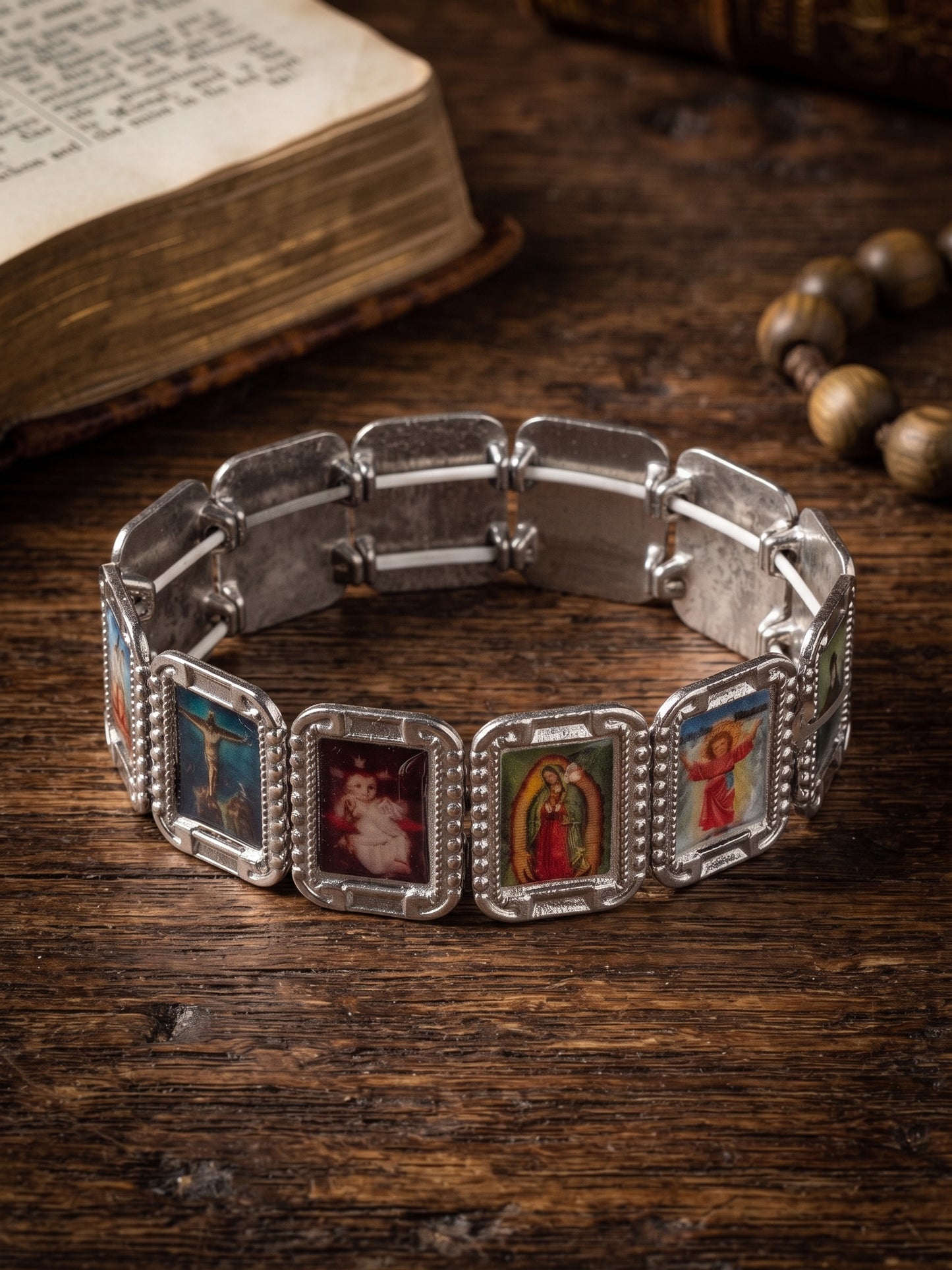 ✨ Bracelet Sacré "Lumière Divine" – Un Bijou de Dévotion Unique ✨Vintage 2000