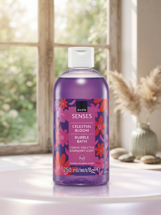 ✨ Découvrez le Gel Douche & Bain Moussant Senses "Celestial Bloom" – Avon ✨