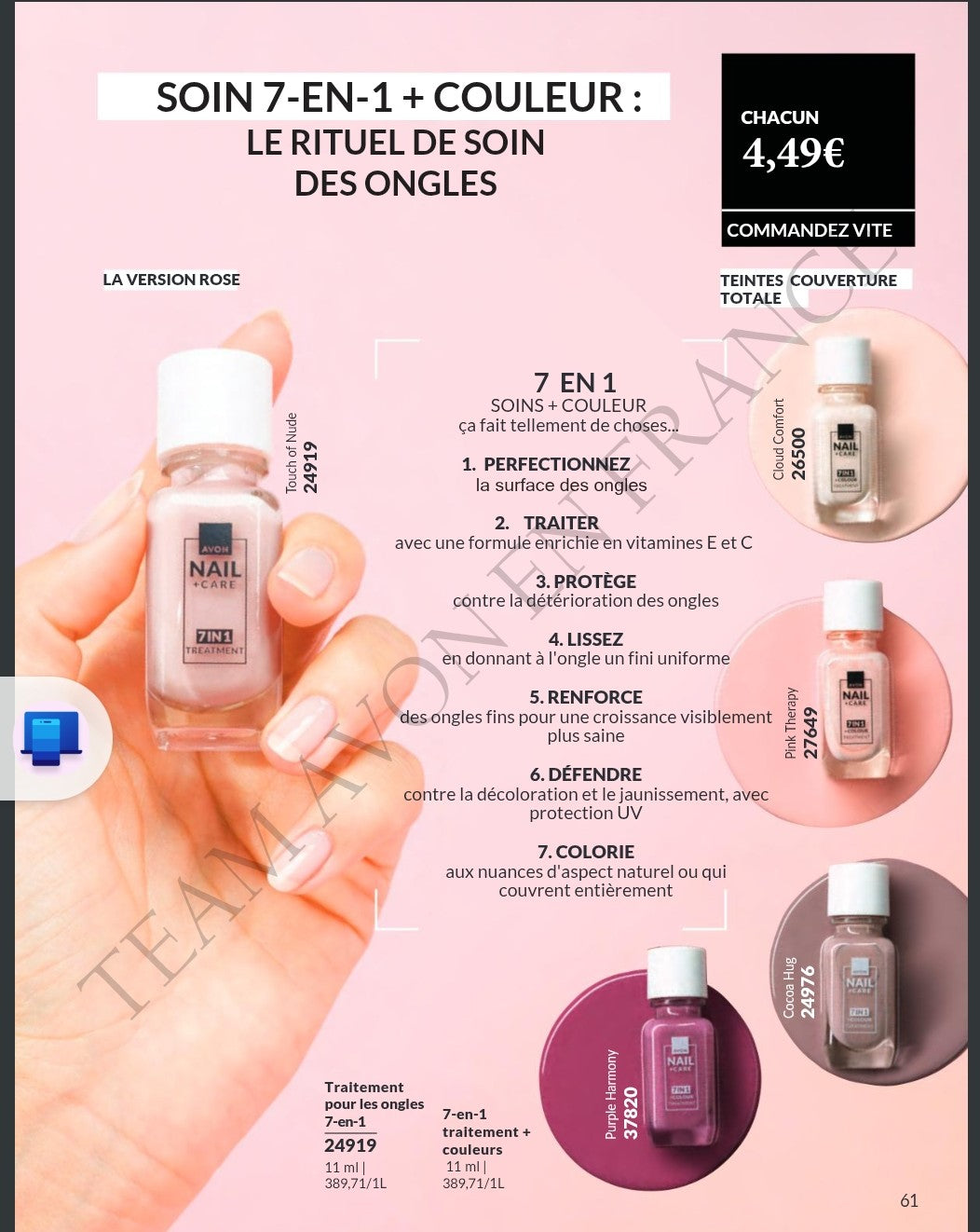 💅✨ SOIN 7-EN-1 + COULEUR : LE RITUEL ULTIME POUR VOS ONGLES ! ✨💅