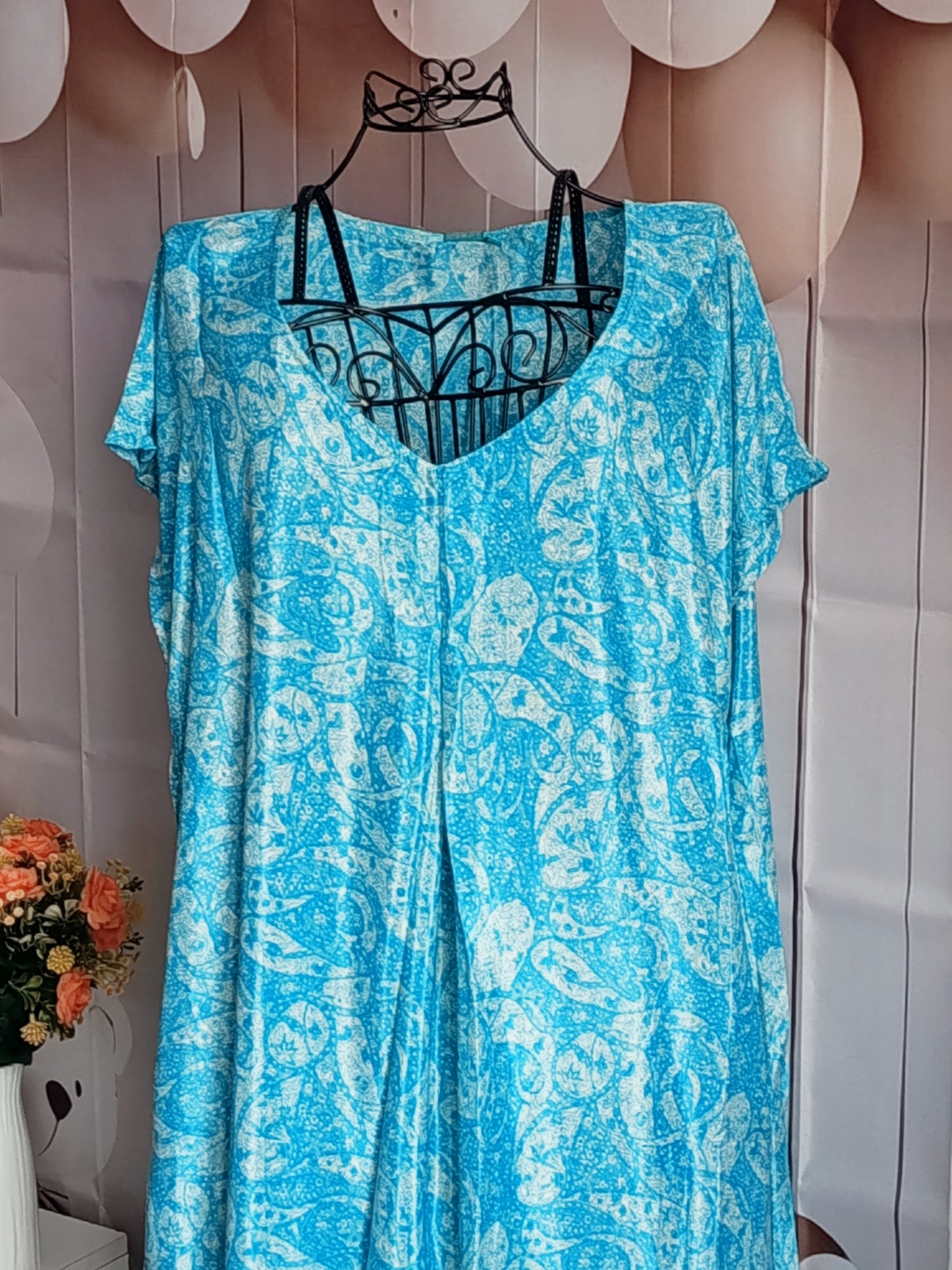 Tunique Grande taille, 100% polyester, avec imprimé, taille 56-58-60, N13
