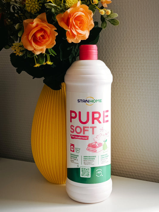 Pure Soft : adoucissant concentré note de poire et jasmin de Stanhome