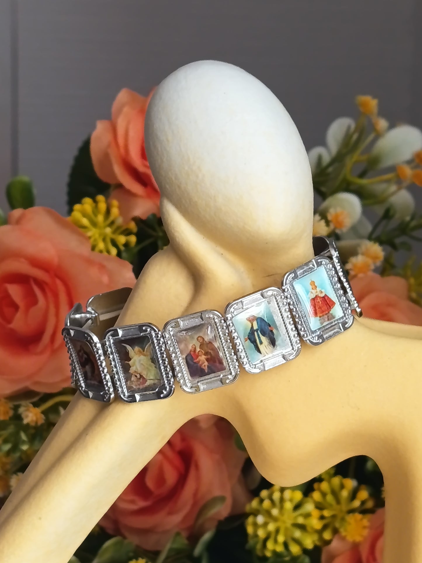 ✨ Bracelet Sacré "Lumière Divine" – Un Bijou de Dévotion Unique ✨Vintage 2000