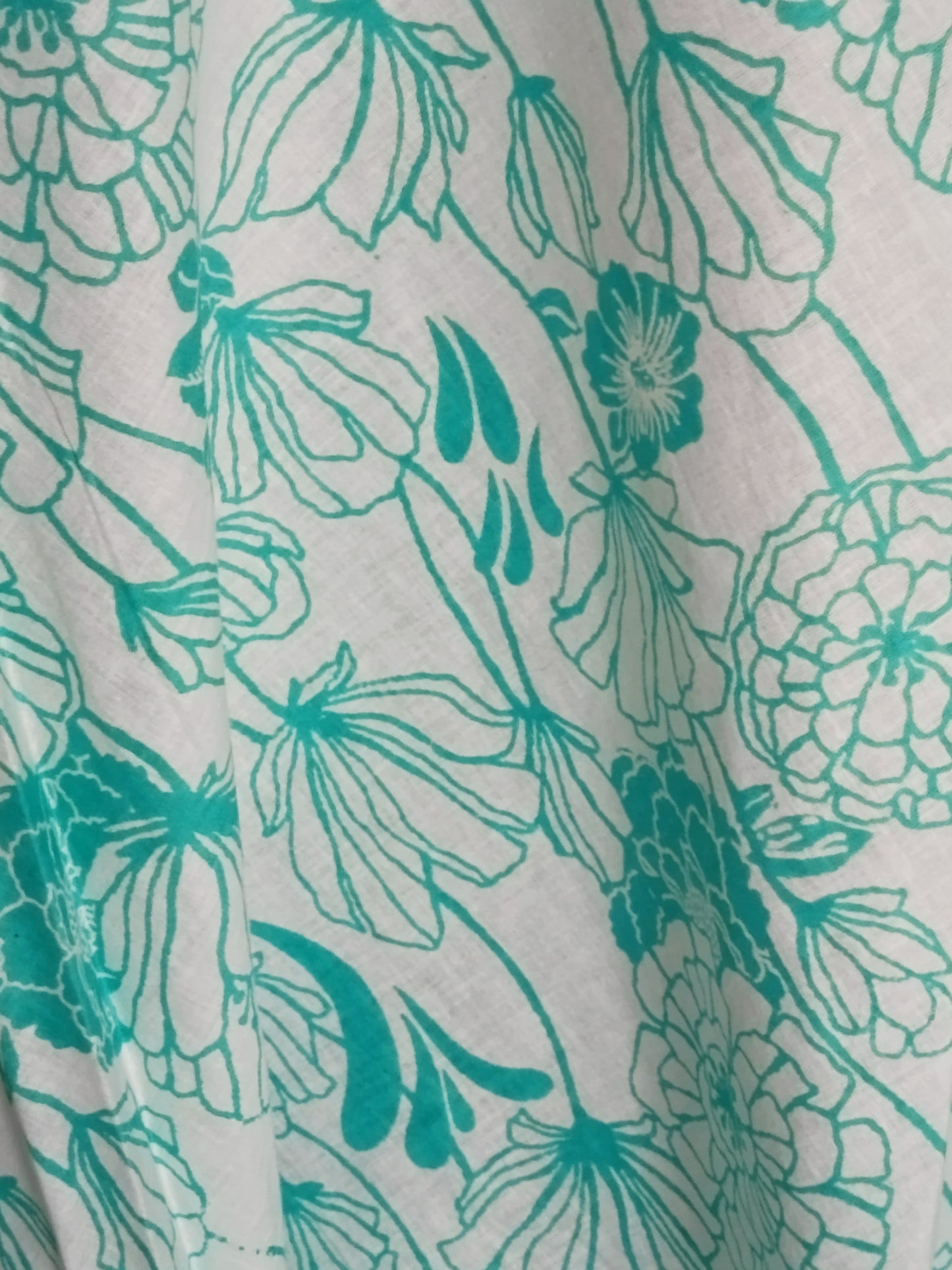 Tunique Grande Taille, avec imprimé florale et feuillage, taille 44-46, N14