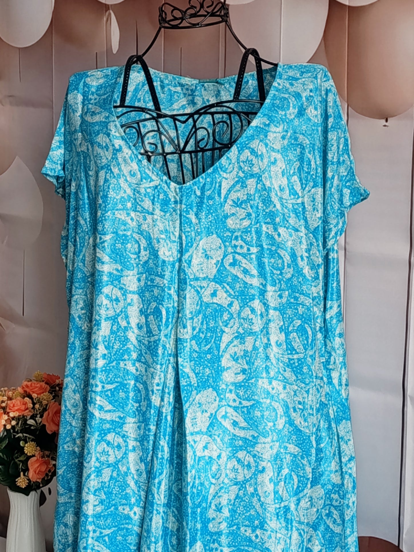 Tunique Grande taille, 100% polyester, avec imprimé, taille 56-58-60, N13