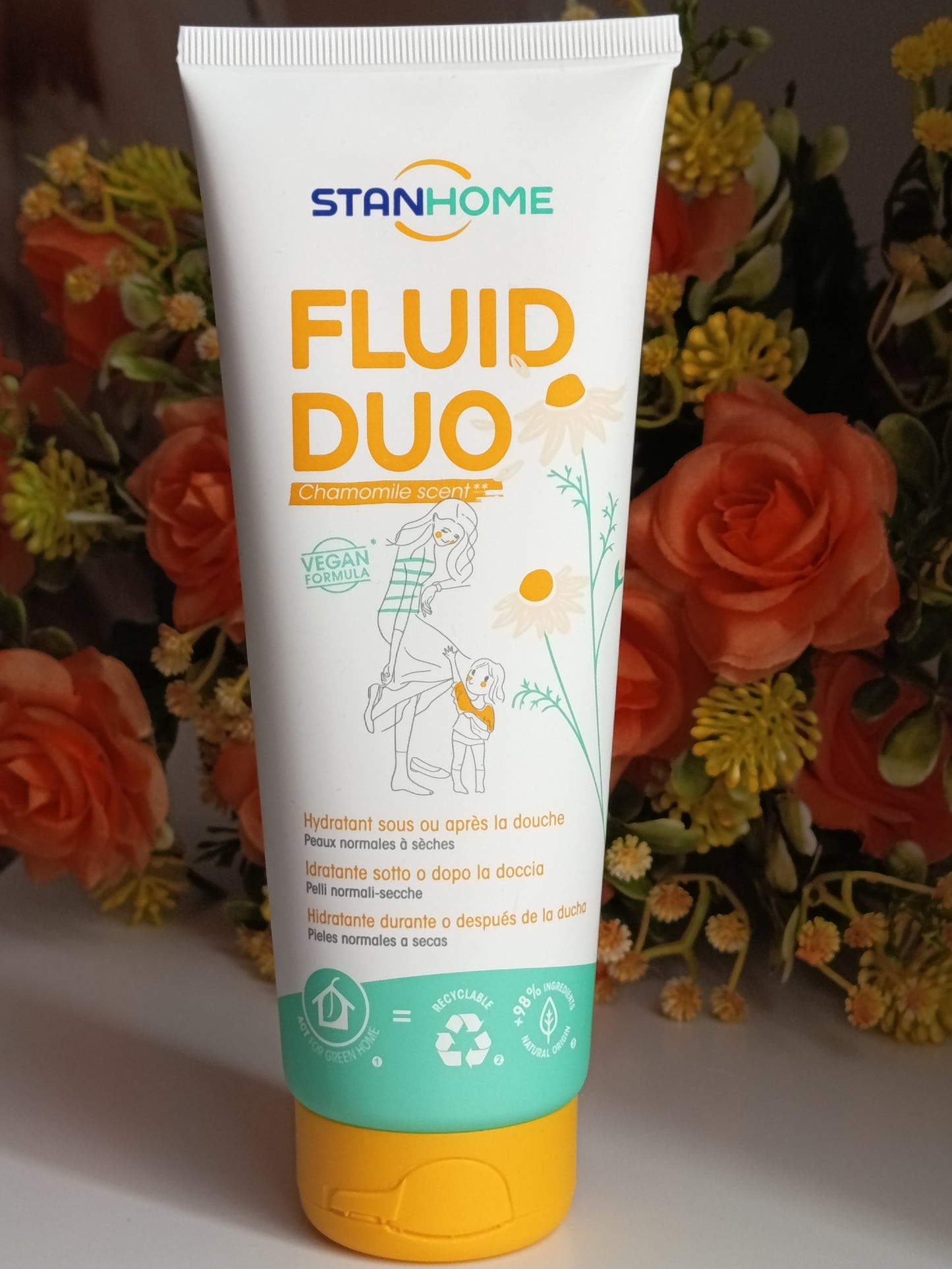 💫🦋 Fluid Duo : hydratant sous ou après la douche, pour peaux normales à sèches, de Stanhome🦋💫