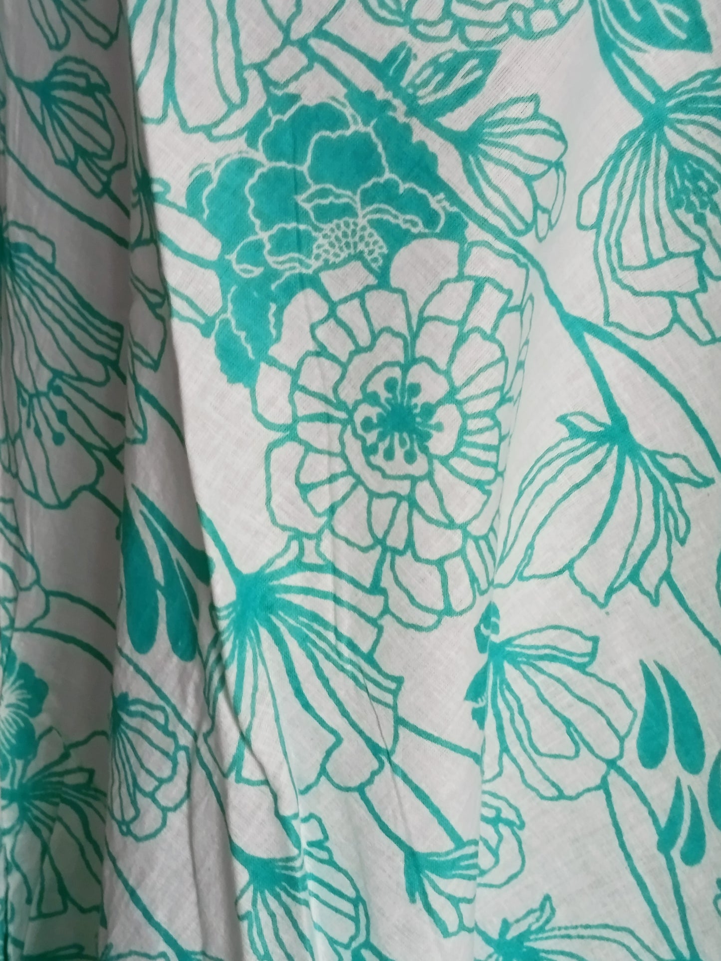 Tunique Grande Taille, avec imprimé florale et feuillage, taille 44-46, N14