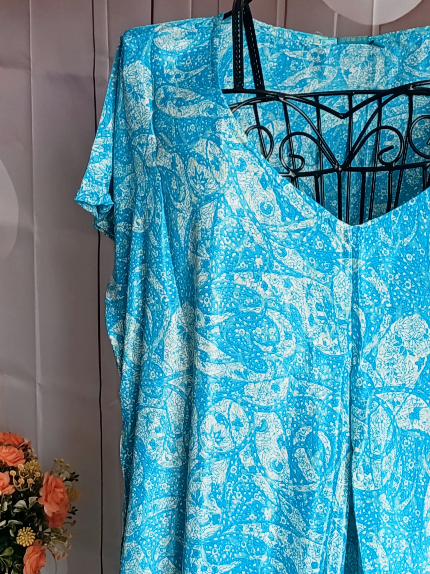 Tunique Grande taille, 100% polyester, avec imprimé, taille 56-58-60, N13