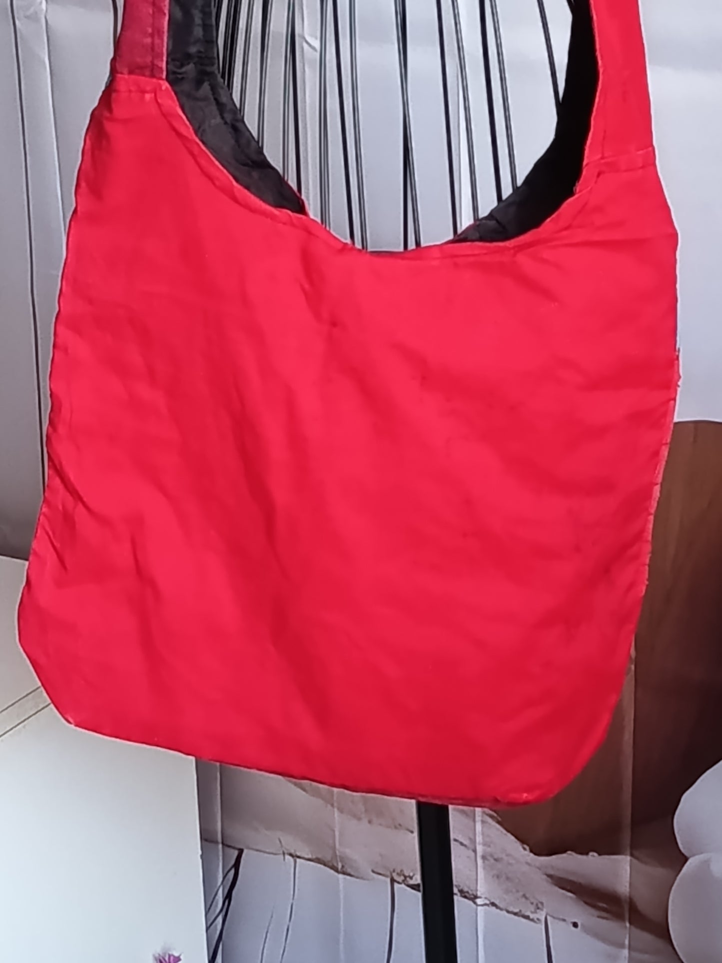 Sac à bandoulière à patchwork, ethnique, 100% coton, coloré N6