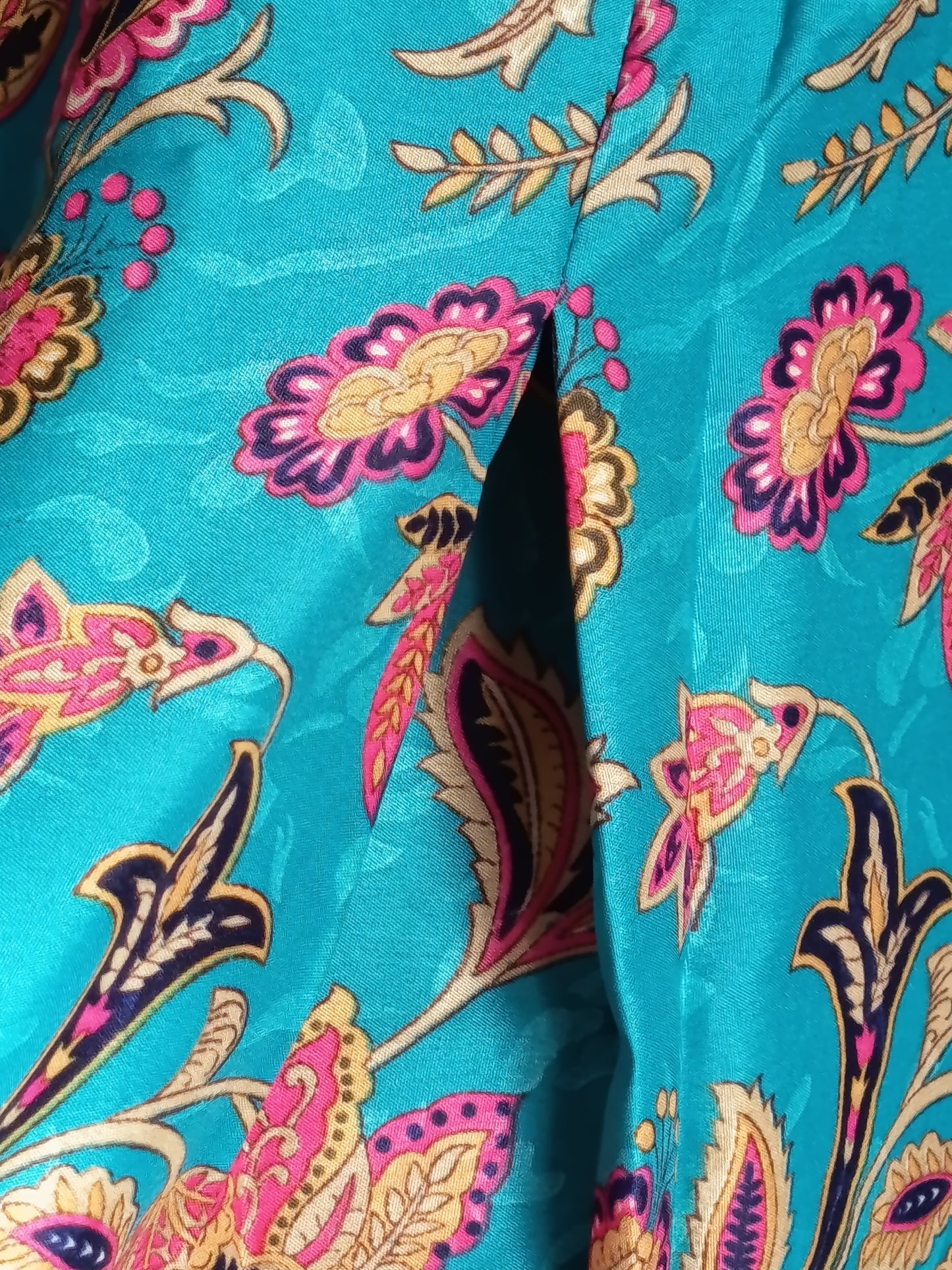 Tunique grande taille, polyester, bleu, rose, marron, taille 56/60, N9