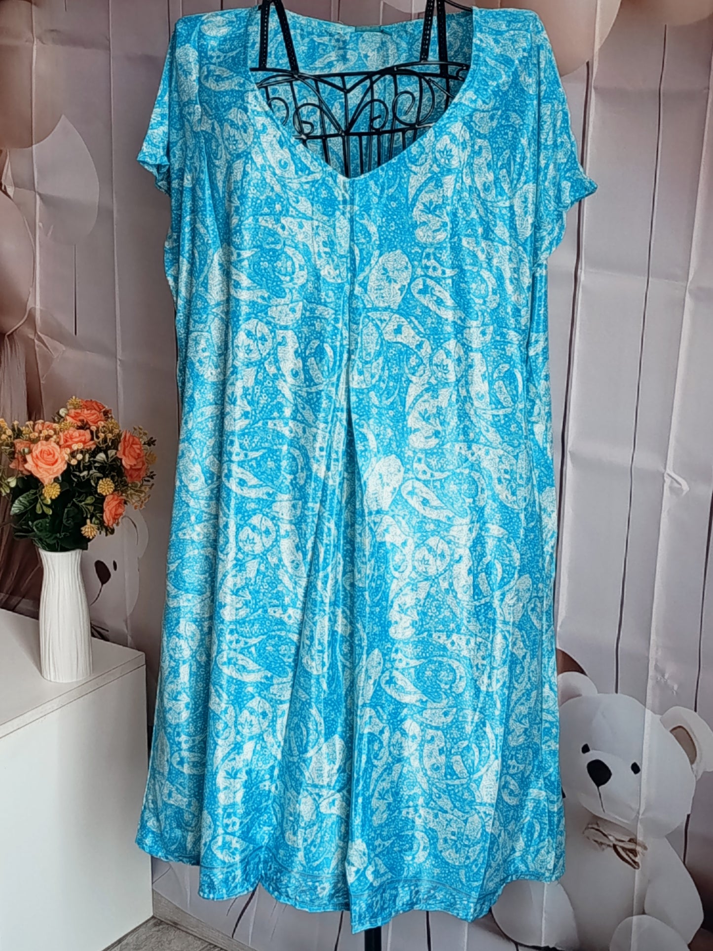 Tunique Grande taille, 100% polyester, avec imprimé, taille 56-58-60, N13