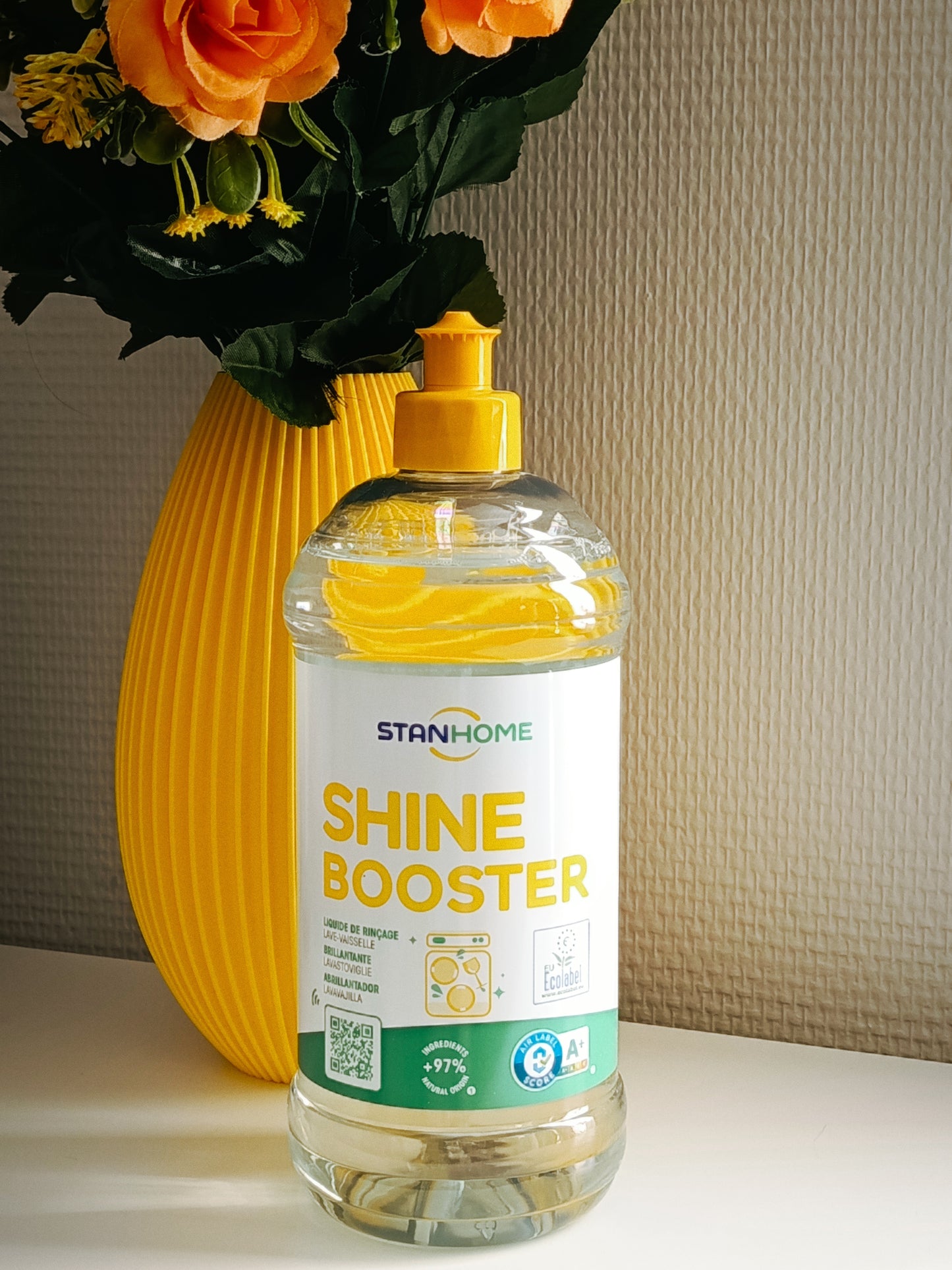 Shine booster : liquide de rinçage lave-vaisselle