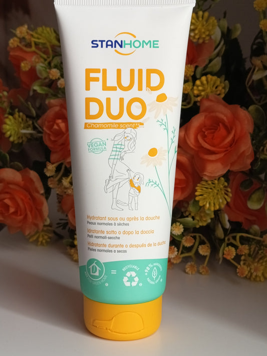 💫🦋 Fluid Duo : hydratant sous ou après la douche, pour peaux normales à sèches, de Stanhome🦋💫