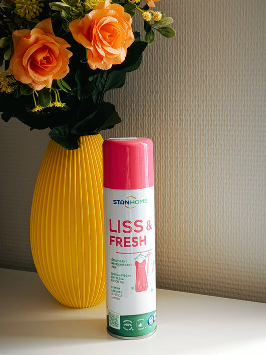 Liss et Fresh : défroissant rafraîchissant pour linge