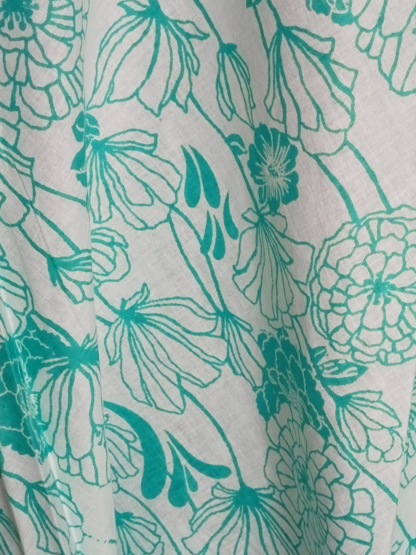 Tunique Grande Taille, avec imprimé florale et feuillage, taille 44-46, N14