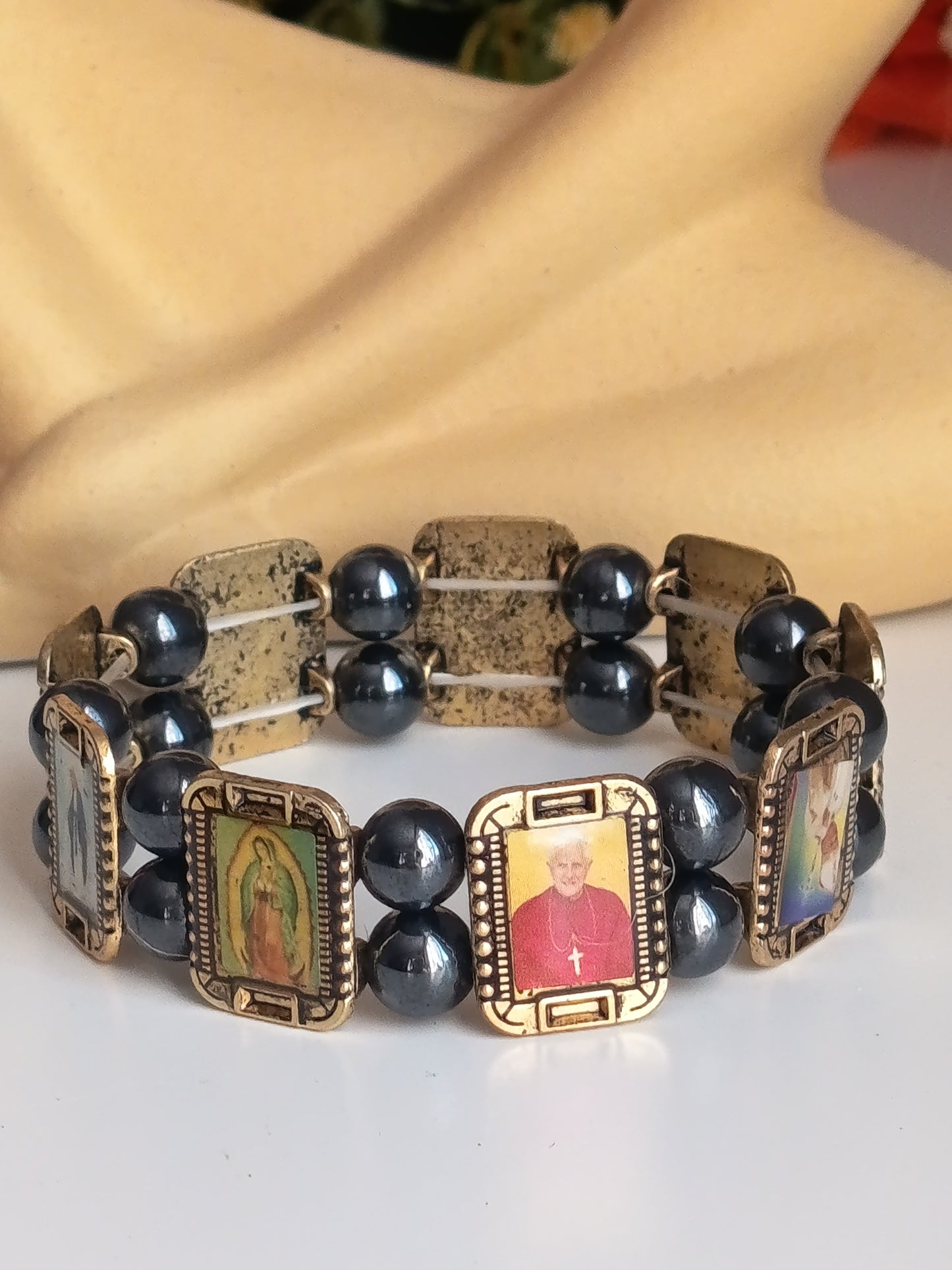 ✨ Bracelet Religieux Sacré – Vintage Années 2000 – Stock Dormant ✨
