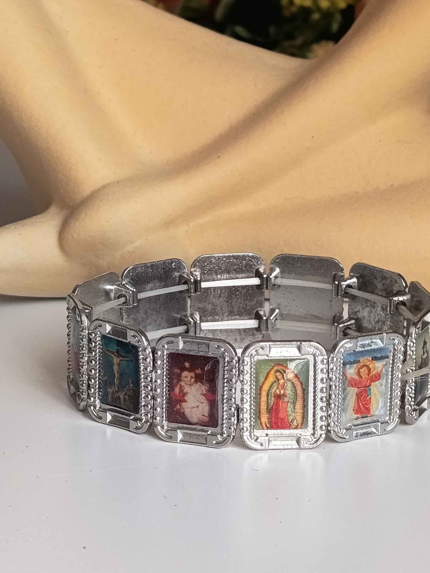 ✨ Bracelet Sacré "Lumière Divine" – Un Bijou de Dévotion Unique ✨Vintage 2000