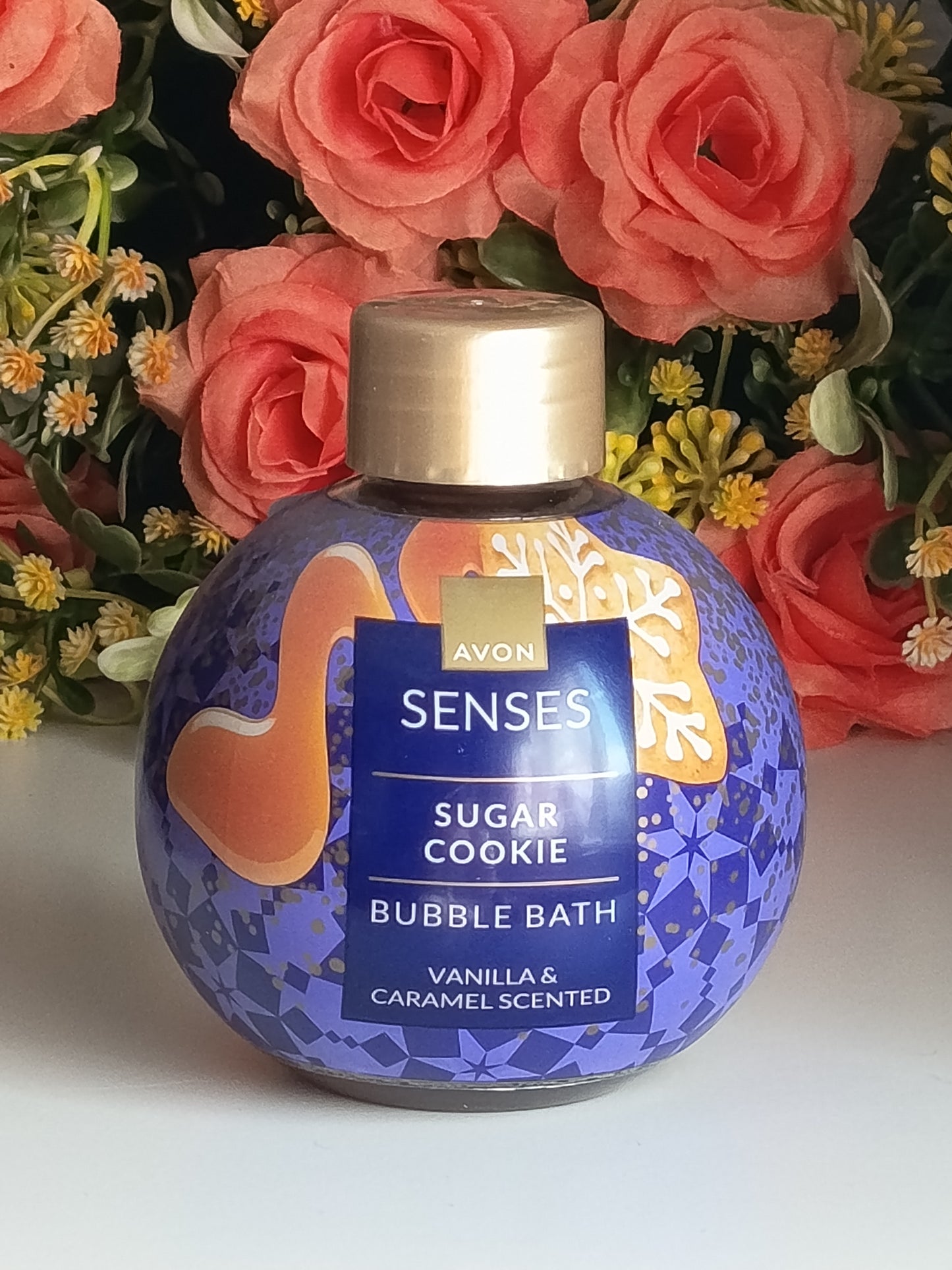 ✨ Bain Moussant Avon Senses – Édition "Sugar Cookie" (Vanille & Caramel) 🍪🧁