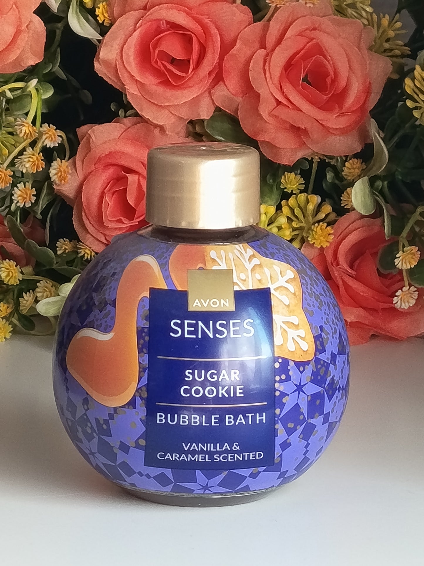✨ Bain Moussant Avon Senses – Édition "Sugar Cookie" (Vanille & Caramel) 🍪🧁