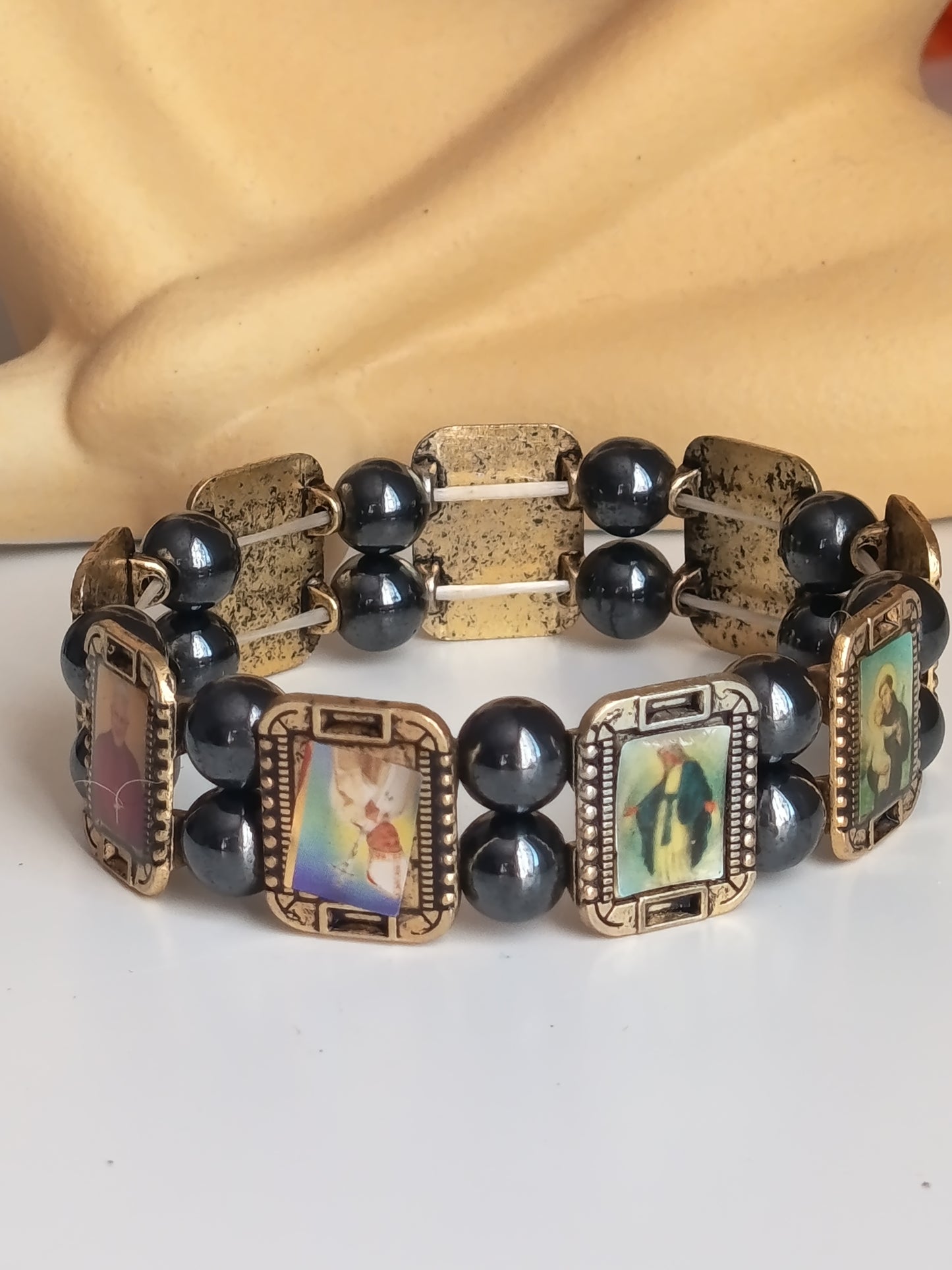✨ Bracelet Religieux Sacré – Vintage Années 2000 – Stock Dormant ✨