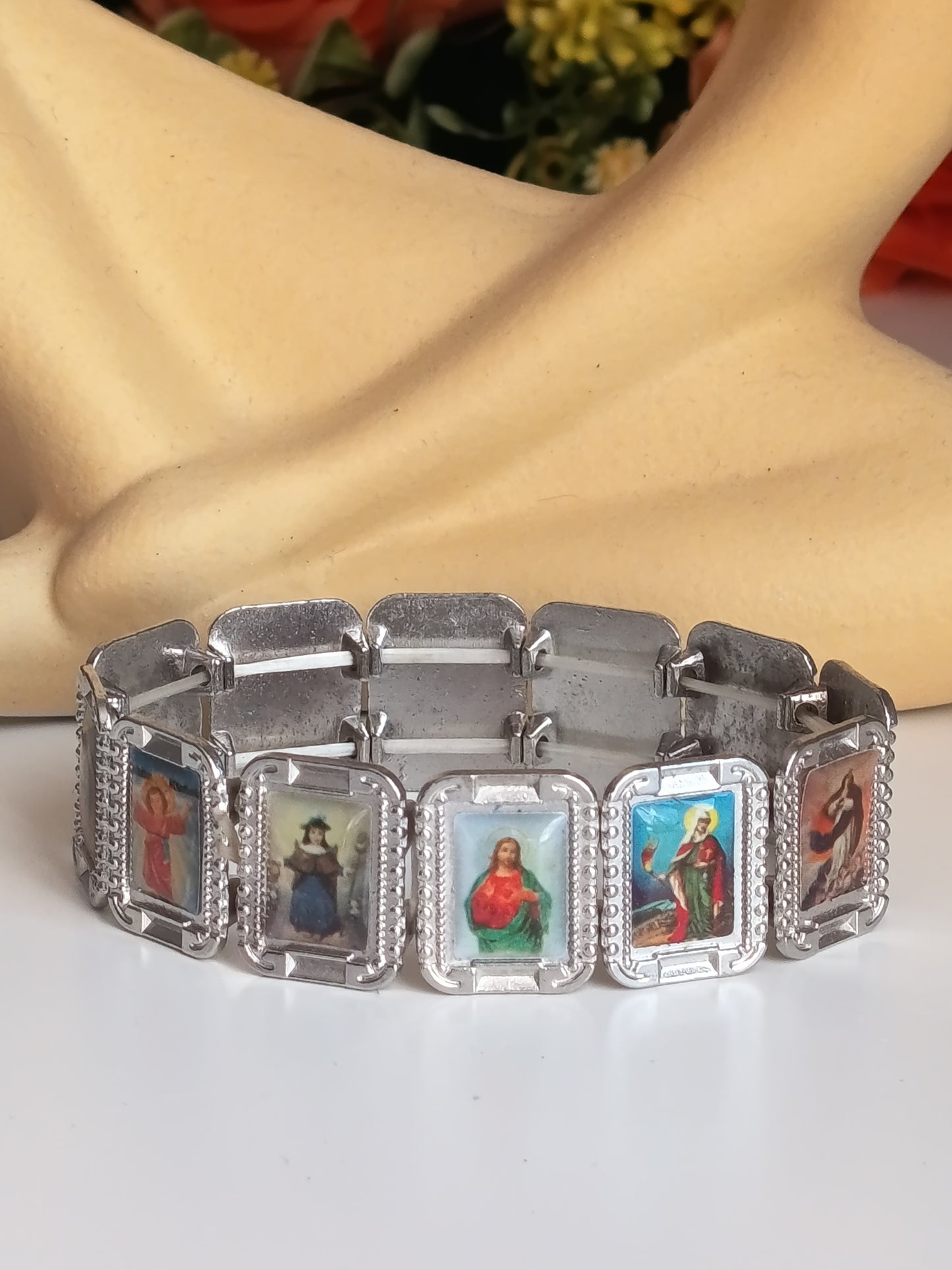 ✨ Bracelet Sacré "Lumière Divine" – Un Bijou de Dévotion Unique ✨Vintage 2000