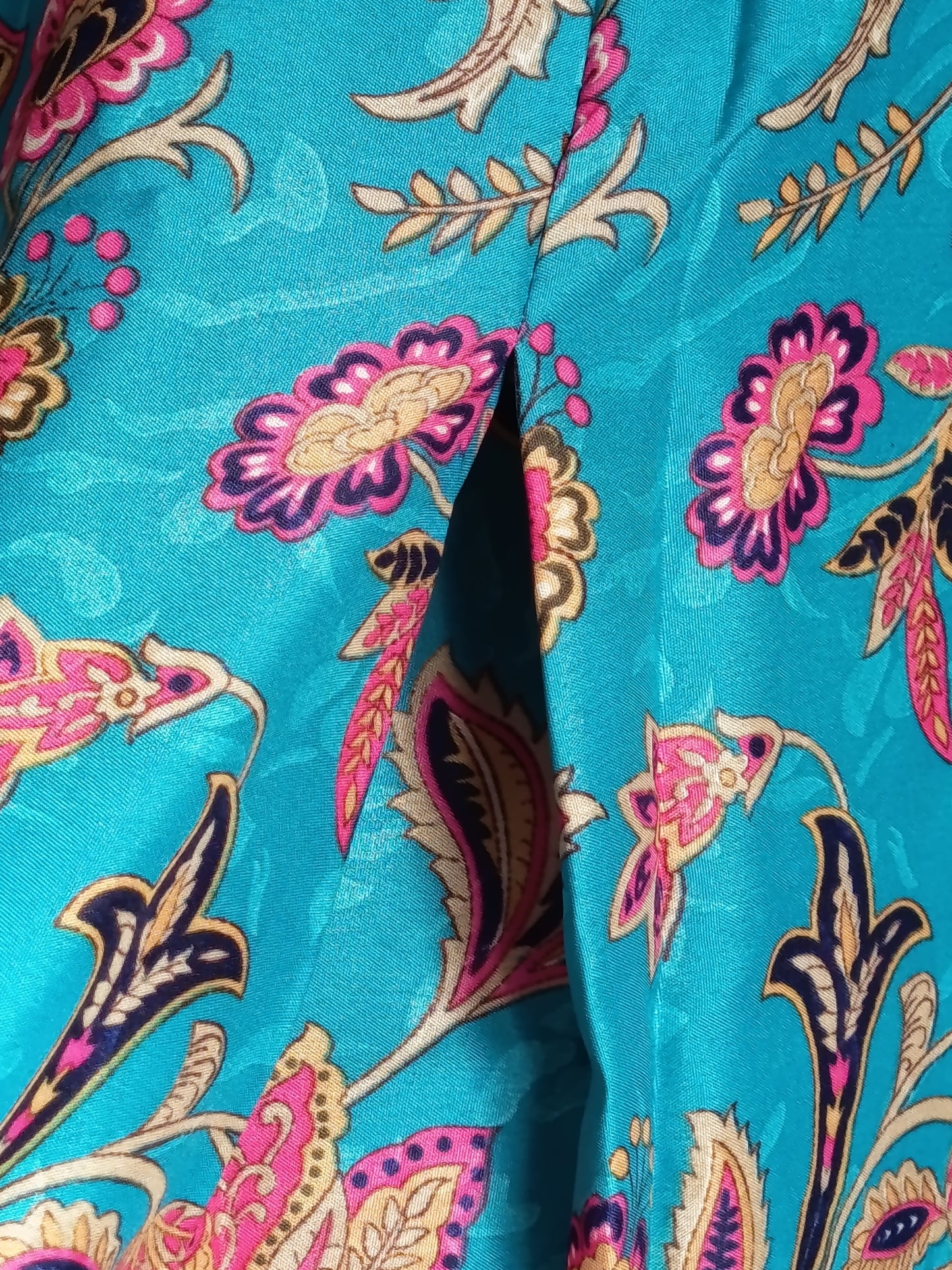 Tunique grande taille, polyester, bleu, rose, marron, taille 56/60, N9